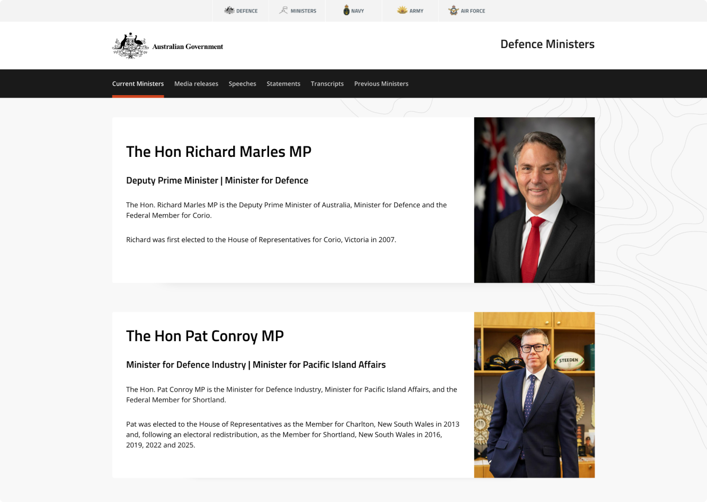 Ministers